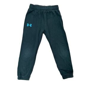 Under Armour Youth Boys Black Fleece Lined Sweatpants/Athletic Pants. Size 4.
